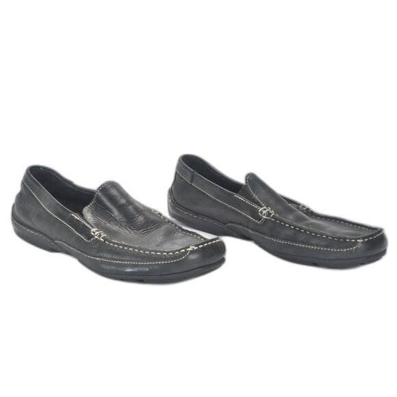 Rockport Mens Black Casual Leather Slip on Loafer Size 9.5 - Picture 3 of 6